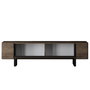 Hanah Home Soporte para TV Yildiz Nogal y Negro